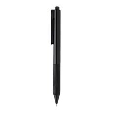 X9 solid pen with silicon grip, black