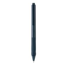 X9 solid pen with silicon grip, navy