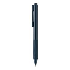 X9 solid pen with silicon grip, navy