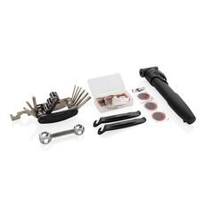 Bike repair kit set 17 pcs, black