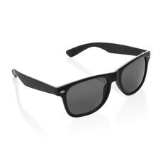 GRS recycled plastic sunglasses, black