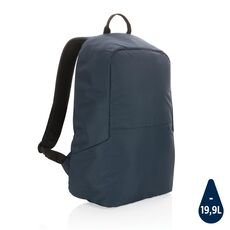 Impact AWARE™ RPET standard anti theft backpack, navy