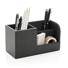Swiss Peak RCS recycled PU Desk organizer, black