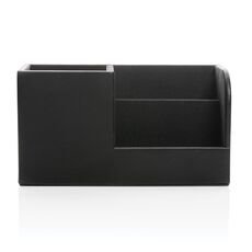 Swiss Peak RCS recycled PU Desk organizer, black