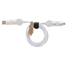 Oakland RCS recycled plastic 6-in-1 fast charging 45W cable,