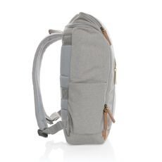 Impact AWARE™ 16 oz. rcanvas 15 inch laptop backpack, grey