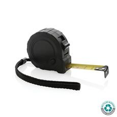 RCS recycled plastic 3M/16 mm tape with stop button, black