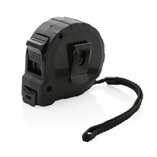 RCS recycled plastic 5M/19 mm tape with stop button, black