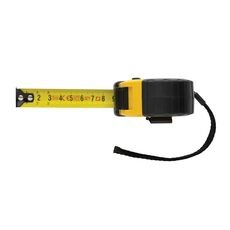 RCS recycled plastic 5M/19 mm tape with stop button, yellow