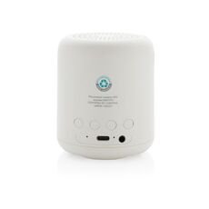 RCS certified recycled plastic 5W Wireless speaker, white