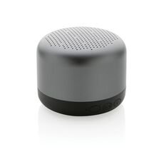 Terra RCS recycled aluminum 5W wireless speaker, grey