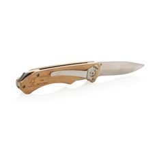 FSC® wooden outdoor knife, brown