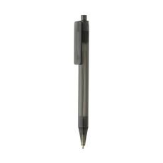GRS RPET X8 transparent pen, black