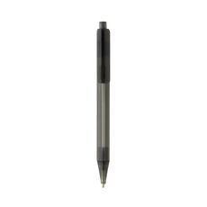 GRS RPET X8 transparent pen, black