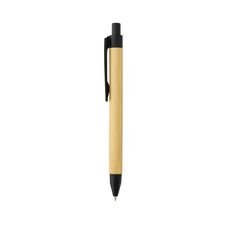 Write responsible recycled paper barrel pen, black