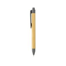 Write responsible recycled paper barrel pen, grey