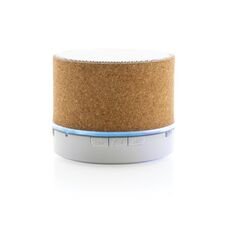 FSC® cork 3W wireless speaker, brown