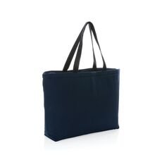 Impact AWARE™ 285 gsm rcanvas large cooler tote undyed, navy