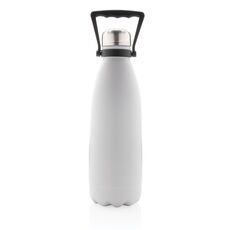 RCS Recycled stainless steel large vacuum bottle 1.5L, white