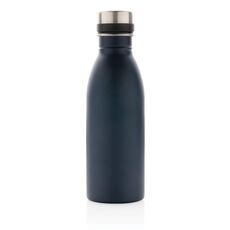 RCS recycled stainless steel deluxe water bottle, navy