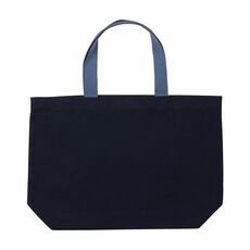 Impact AWARE™ recycled canvas large tote 240 gsm undyed, navy