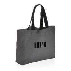 Impact AWARE™ recycled canvas large tote 240 gsm undyed, anthracite
