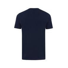 Iqoniq Bryce recycled cotton t-shirt, navy