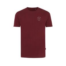 Iqoniq Bryce recycled cotton t-shirt, burgundy