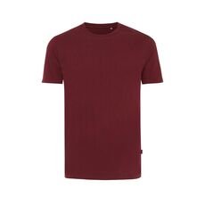 Iqoniq Bryce recycled cotton t-shirt, burgundy
