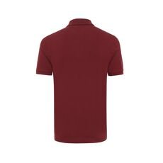 Iqoniq Yosemite recycled cotton pique polo, burgundy
