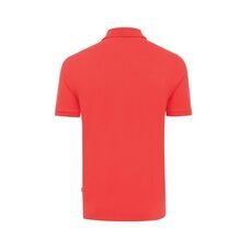 Iqoniq Yosemite recycled cotton pique polo, red