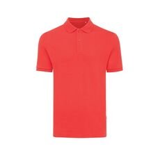 Iqoniq Yosemite recycled cotton pique polo, red