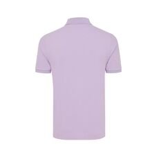 Iqoniq Yosemite recycled cotton pique polo, lavender