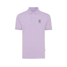 Iqoniq Yosemite recycled cotton pique polo, lavender