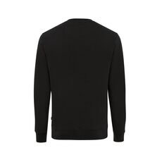 Iqoniq Zion recycled cotton crew neck, black