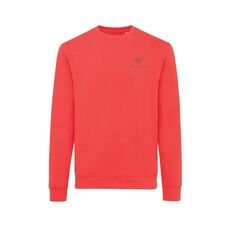 Iqoniq Zion recycled cotton crew neck, red