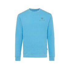 Iqoniq Zion recycled cotton crew neck, blue