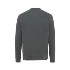 Iqoniq Denali recycled cotton crew neck undyed, black