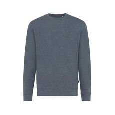 Iqoniq Denali recycled cotton crew neck undyed, navy