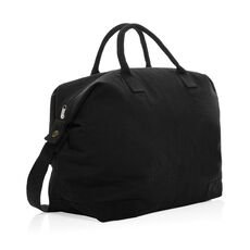 Kezar AWARE™ 500 gsm recycled canvas deluxe weekend bag, black