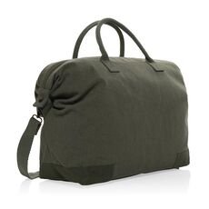 Kezar AWARE™ 500 gsm recycled canvas deluxe weekend bag, green