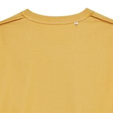 Iqoniq Bryce recycled cotton t-shirt, ochre yellow