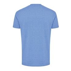 Iqoniq Manuel recycled cotton t-shirt undyed, heather blue