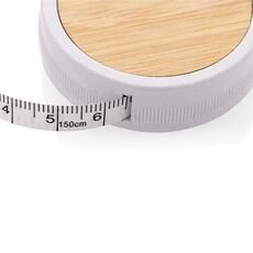 RCS recycled plastic &amp; bamboo tailor tape, white