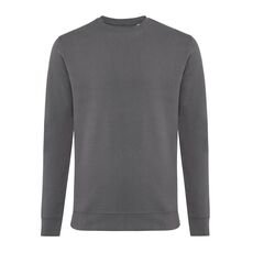 Iqoniq Zion recycled cotton crew neck, anthracite