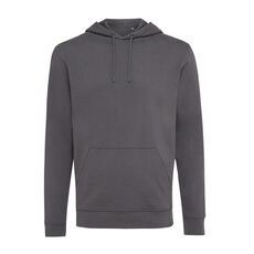 Iqoniq Jasper recycled cotton hoodie, anthracite