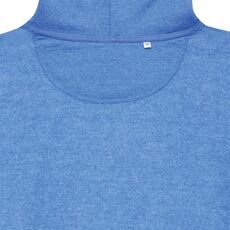 Iqoniq Torres recycled cotton hoodie undyed, heather blue