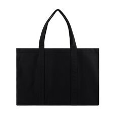 VINGA Hilo AWARE™ recycled canvas maxi tote bag, black