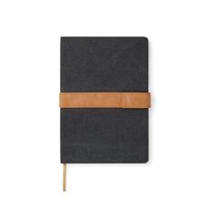 VINGA Bosler RCS recycled canvas note book, black