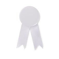 Ribbon style badge pin